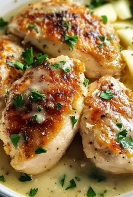 Chicken in White apple vinegar Sauce