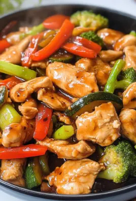 Chicken with Mixed Vegetable Stir Fry