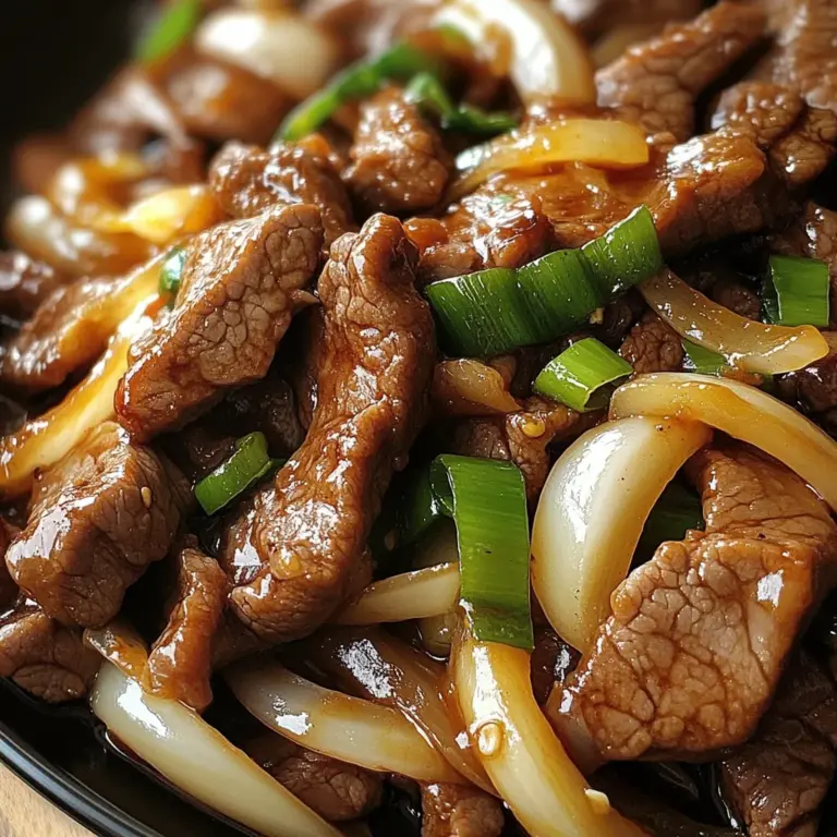 Chinese Beef and Onion Stir Fry