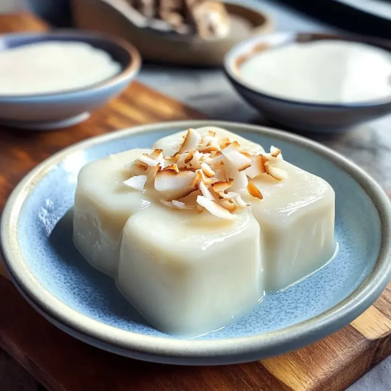 Chinese Coconut Pudding