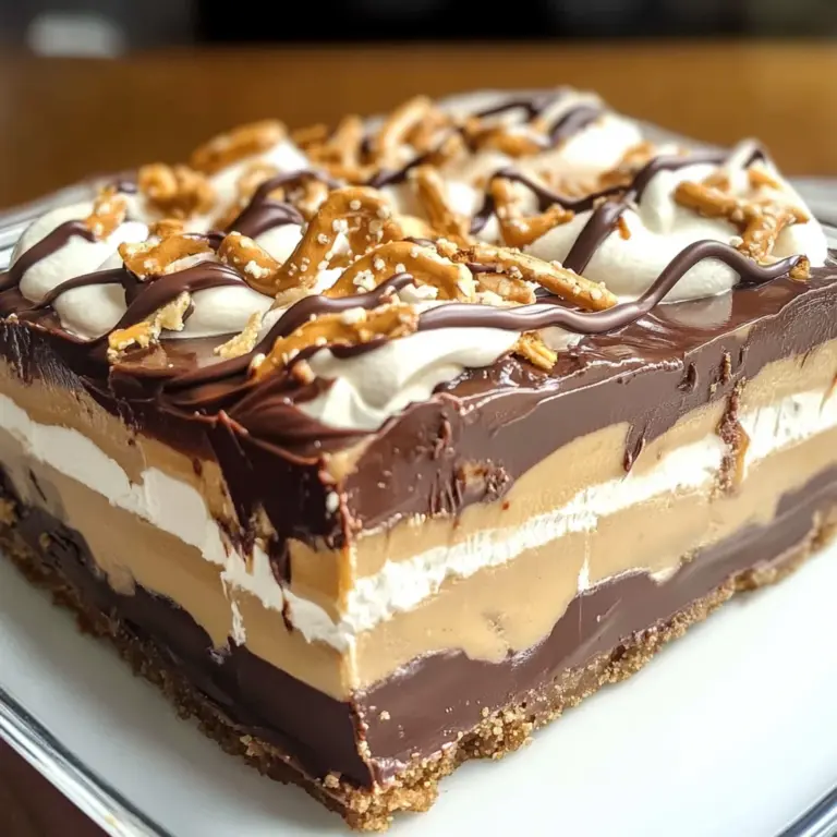 Chocolate Peanut Butter Layer Dessert