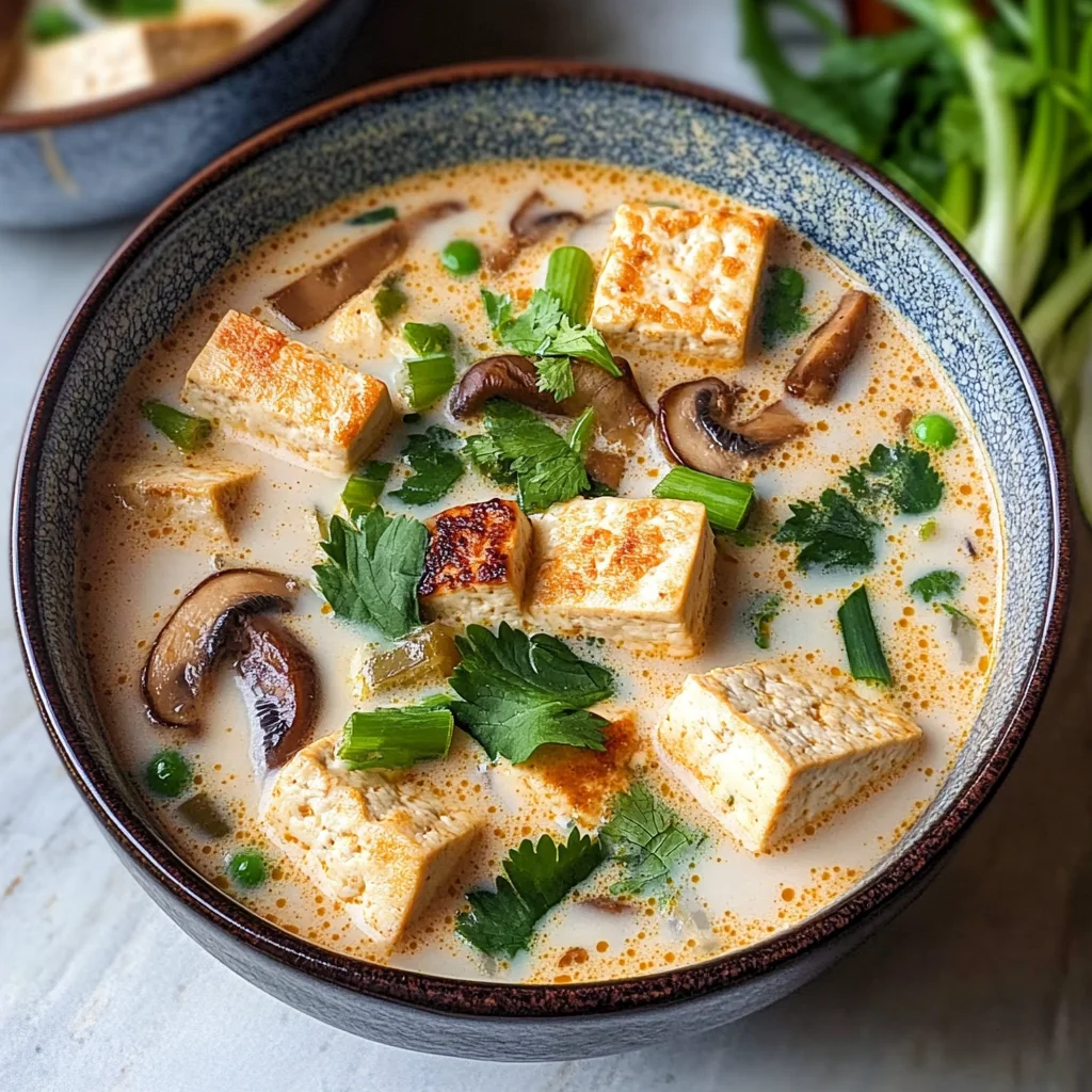 Coconut Tofu Soup