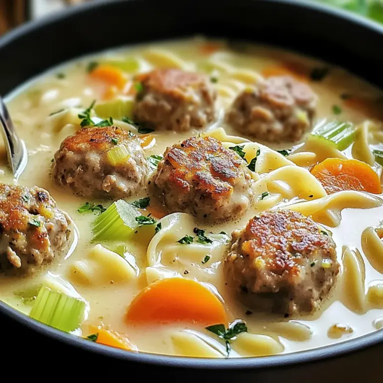 Cozy Swedish Meatball Soup Recipe