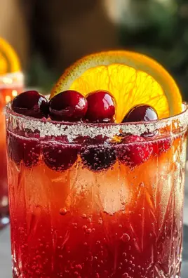 Cranberry and Orange Juice Mocktail