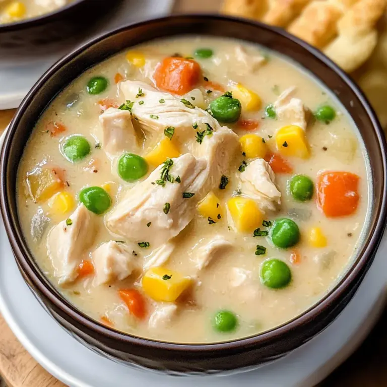 Creamy Chicken Pot Pie Soup