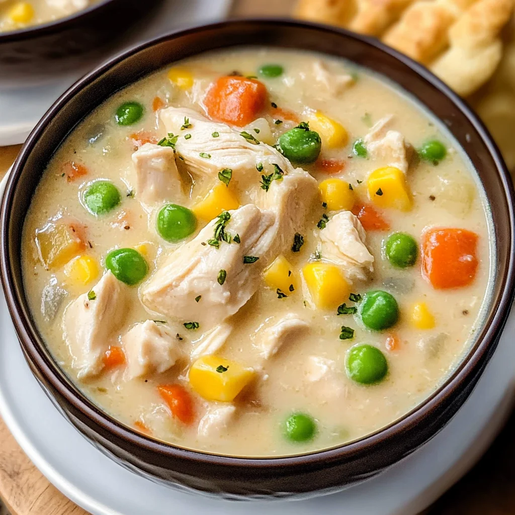 Creamy Chicken Pot Pie Soup