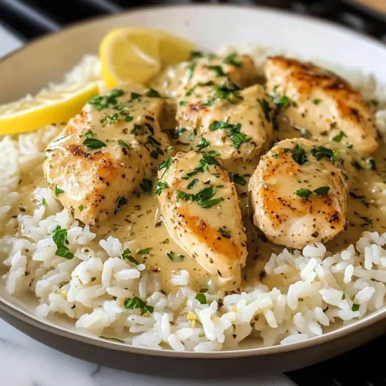 Creamy Herb Chicken & Basmati Rice – A Comforting, Flavor-Packed One-Pan Meal