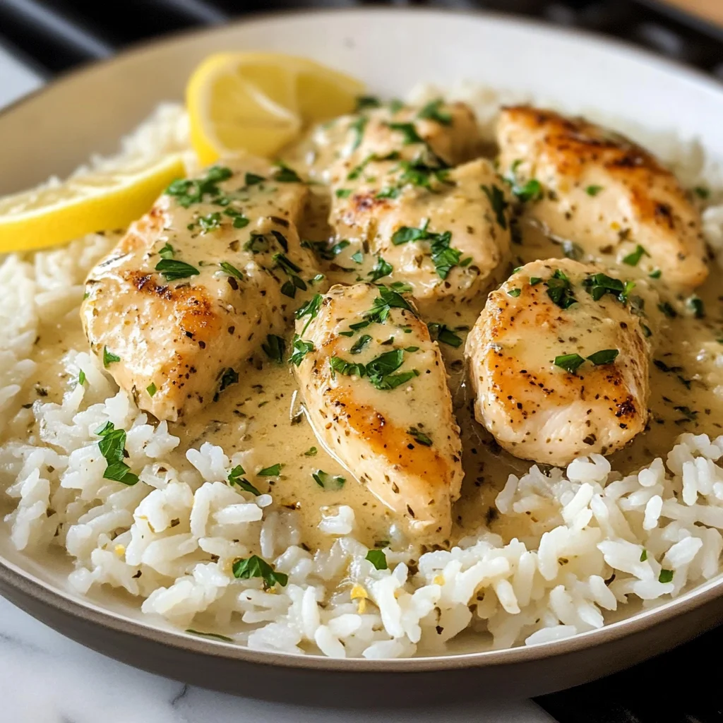 Creamy Herb Chicken & Basmati Rice – A Comforting, Flavor-Packed One-Pan Meal