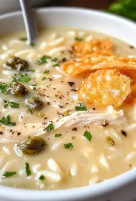 Creamy Lemon Chicken Orzo Soup