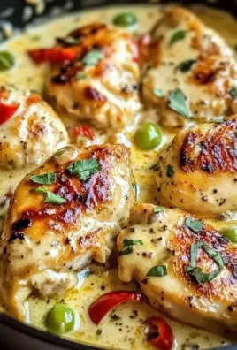 Creamy Pepperoncini Chicken Skillet Recipe - Quick & Easy
