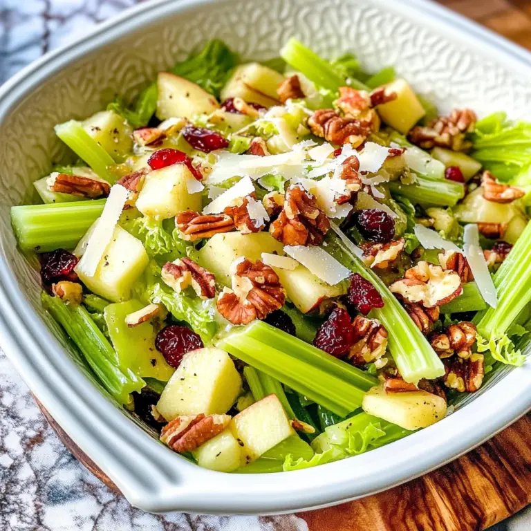 Crisp Apple Celery Salad with Maple-Dijon Dressing