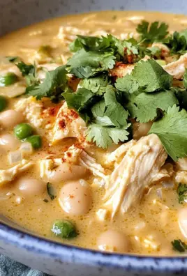 Crockpot Creamy White Chicken Chili