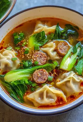 Deconstructed Wonton Soup