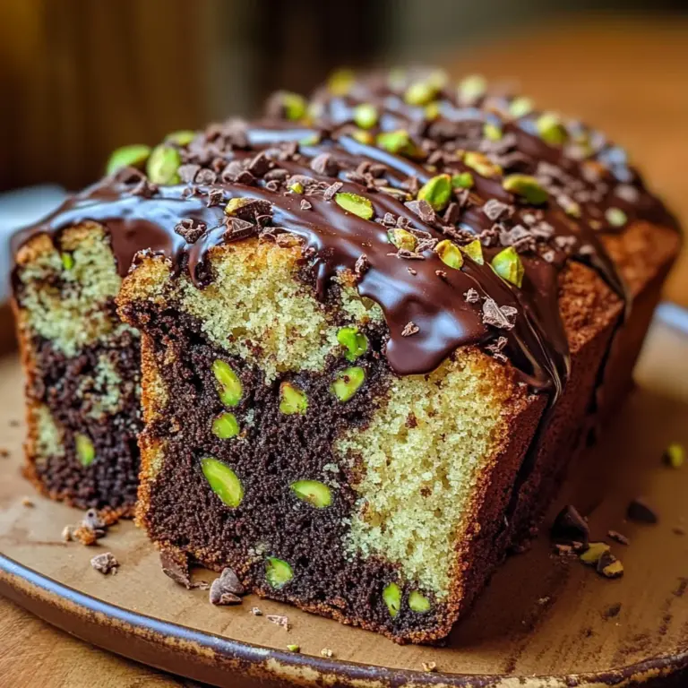 Devilish Triple Chocolate Pistachio Bread: Only 1 Bowl