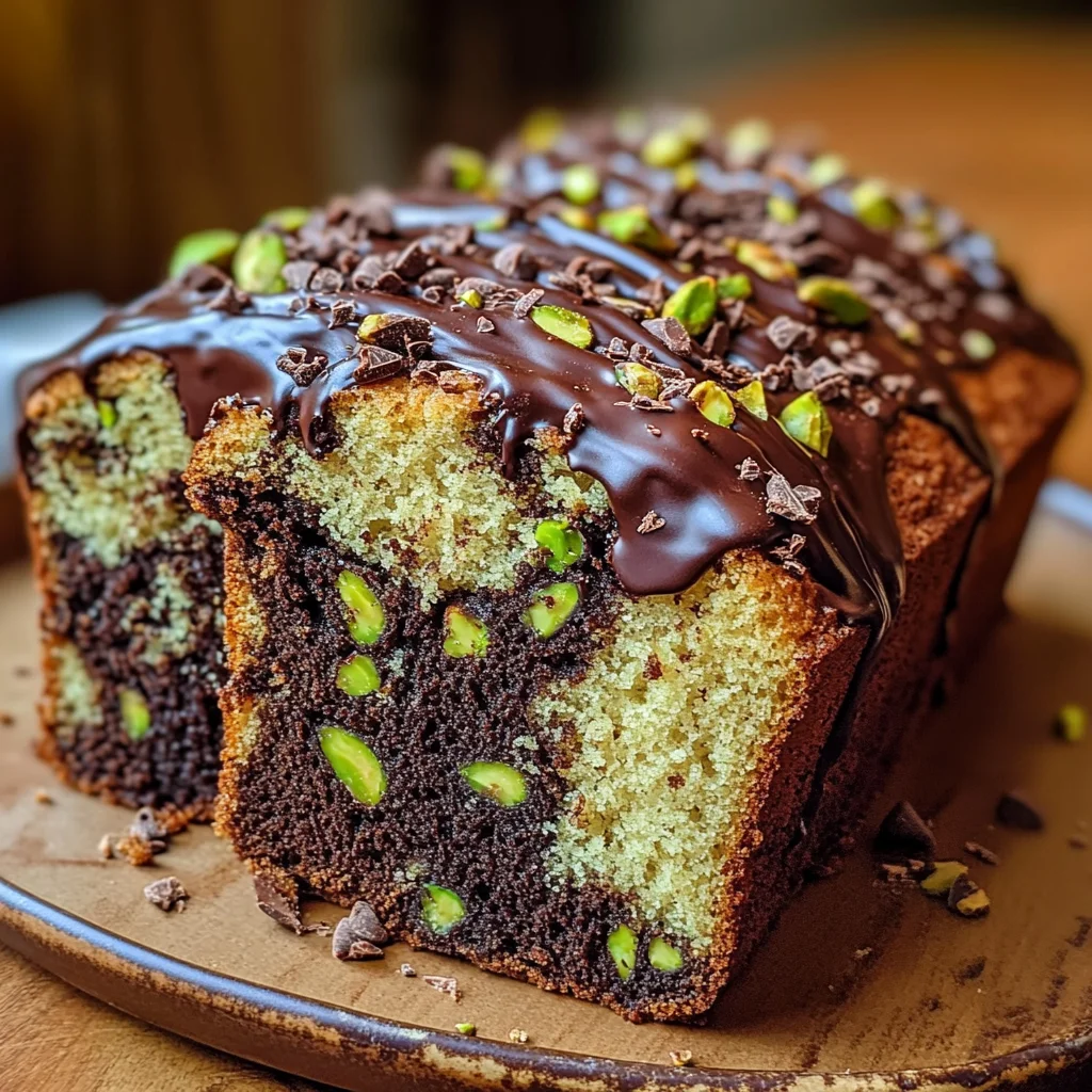 Devilish Triple Chocolate Pistachio Bread: Only 1 Bowl