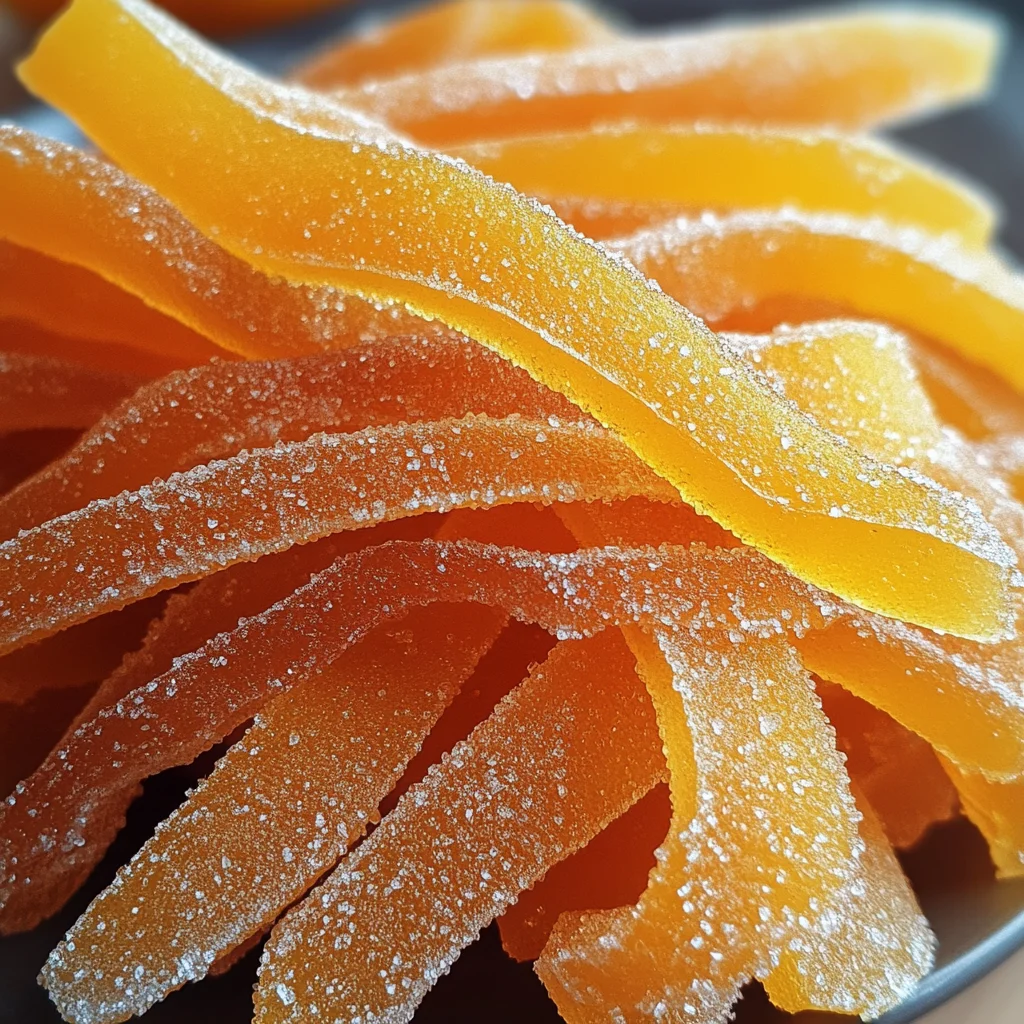 Easy Candied Orange Peel