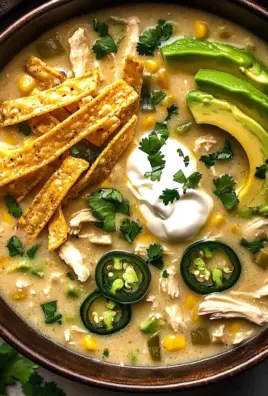 Flavorful Crockpot White Chicken Chili Soup