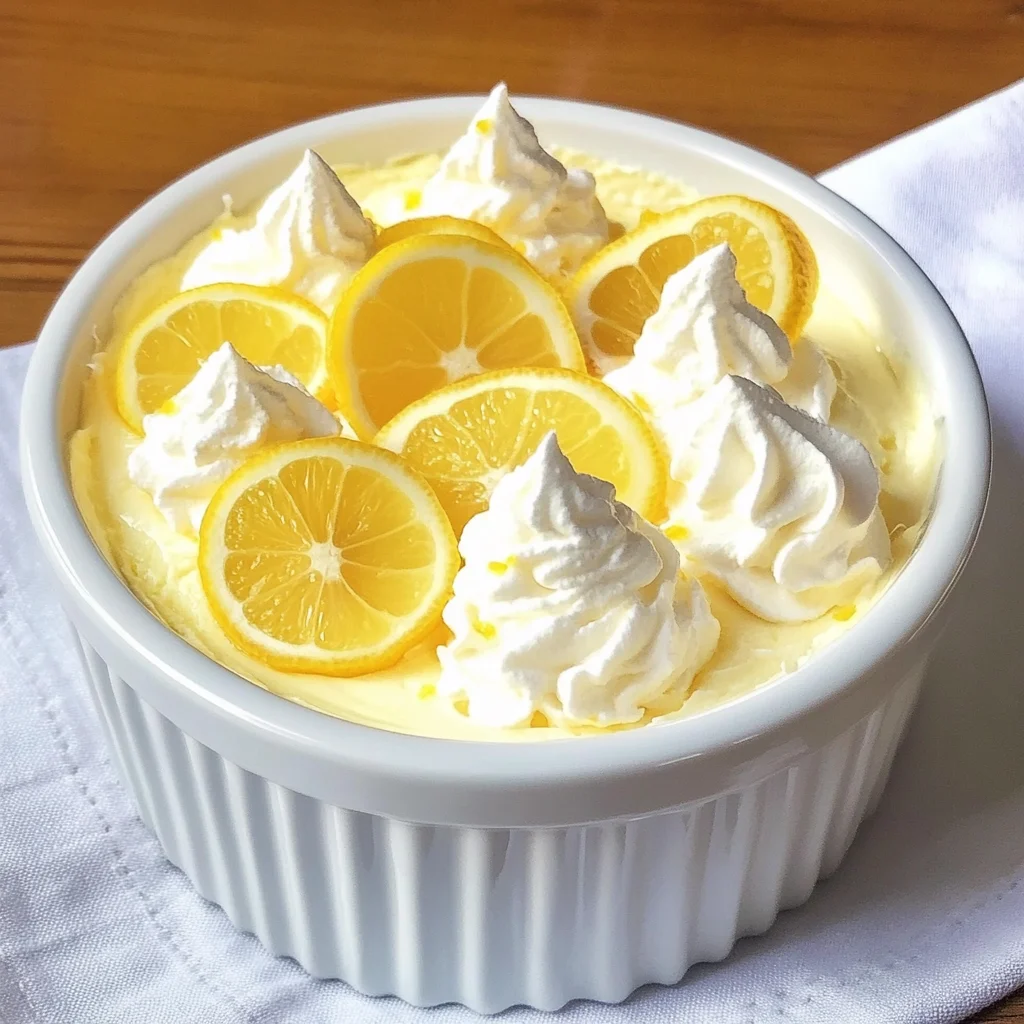 Fresh Lemon Mousse