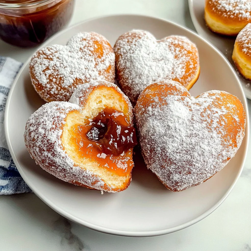 Heart-Shaped Doughnuts
