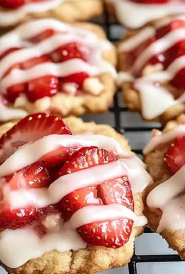 Homemade Strawberry Shortcake Butter Cookies