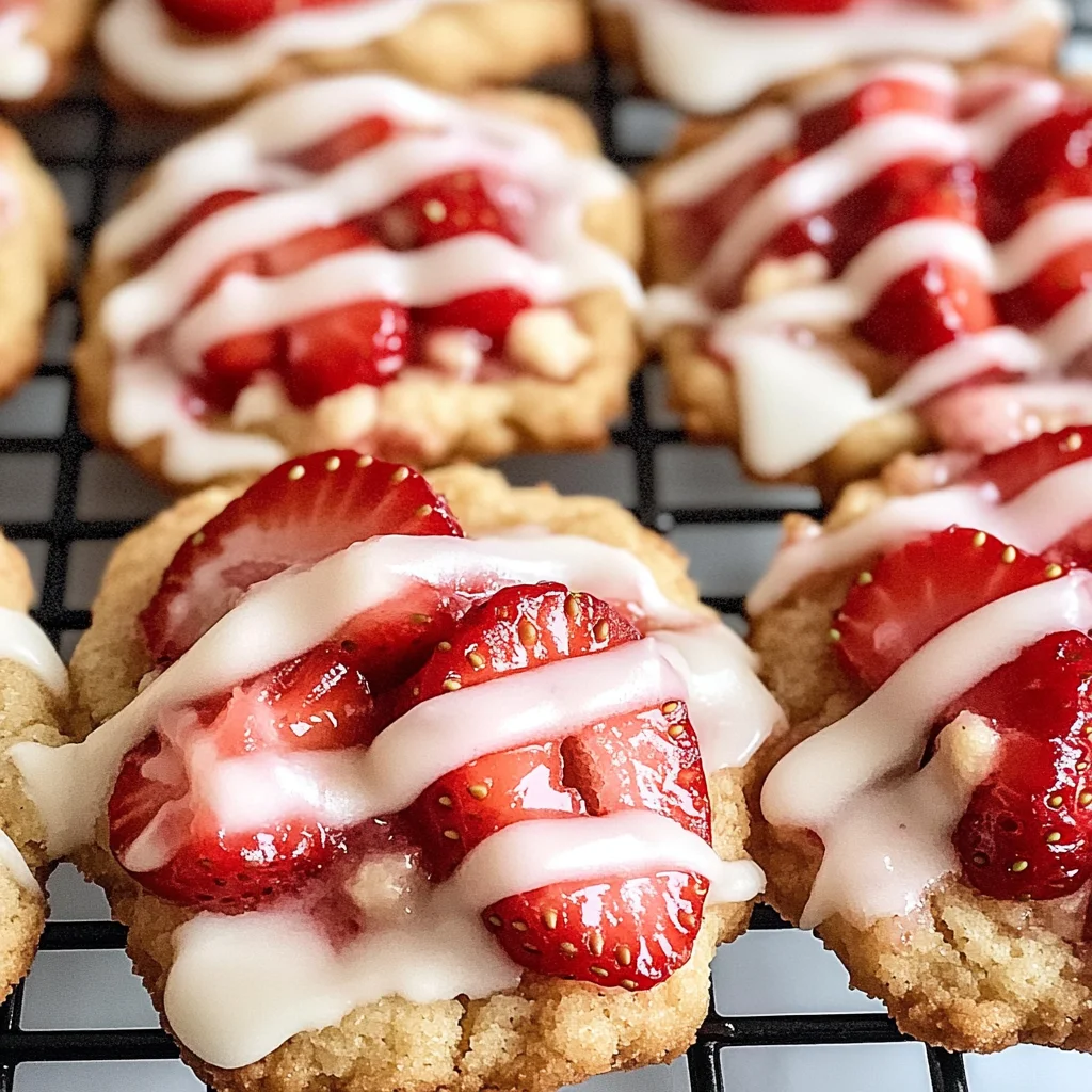 Homemade Strawberry Shortcake Butter Cookies