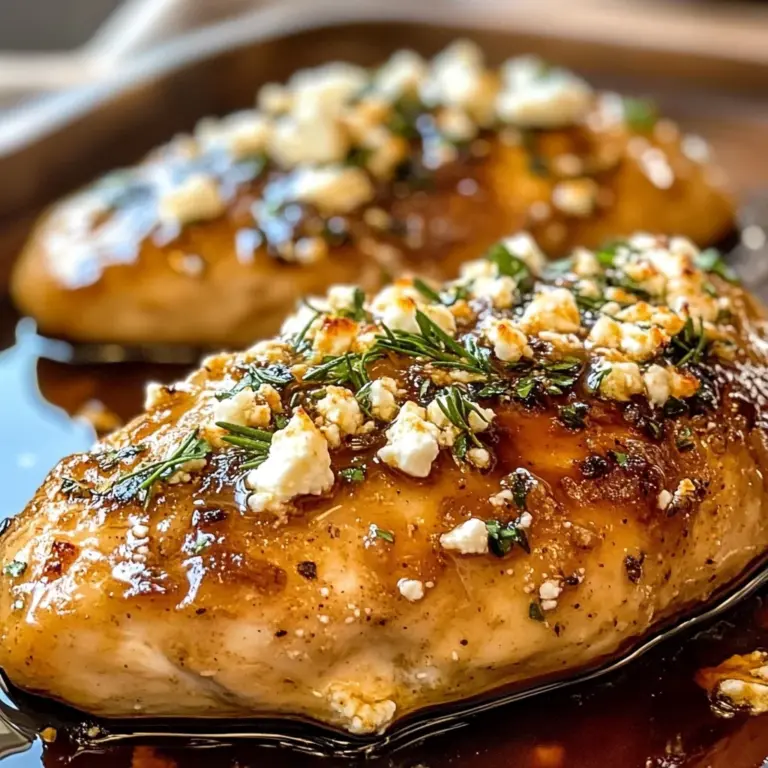 Hot Honey Infused Feta Chicken