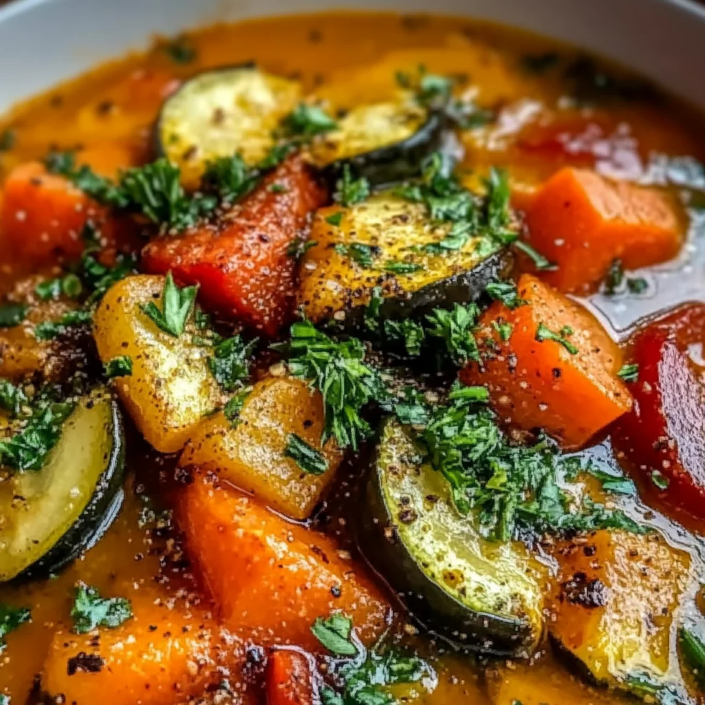 Irresistible Roasted Veggie Soup