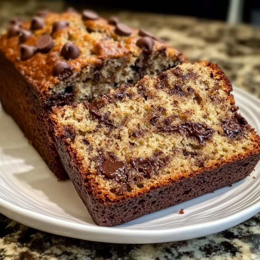 Irresistible Super Moist Chocolate Chip Banana Bread