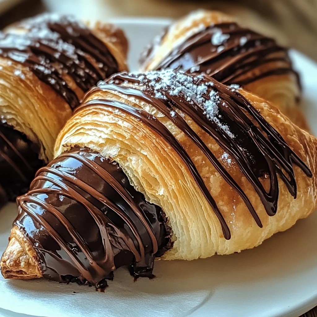 Irresistibly Flaky Chocolate Croissants for a Sweet Treat