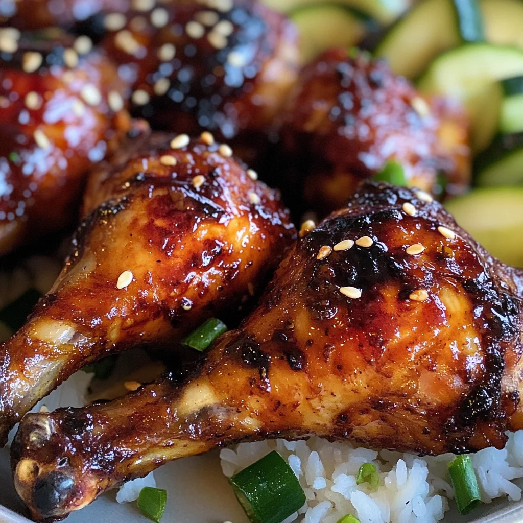 Kalbi Chicken Legs in Air Fryer