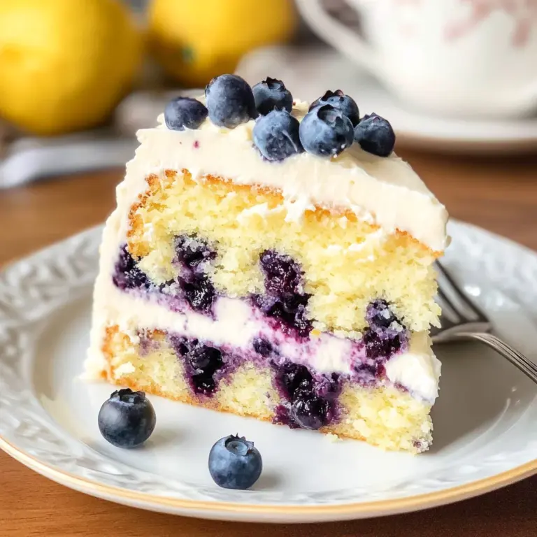 Lemon Blueberry Cake