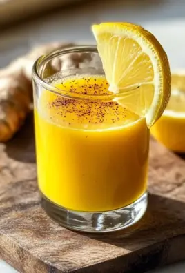 Lemon Ginger Turmeric Shot