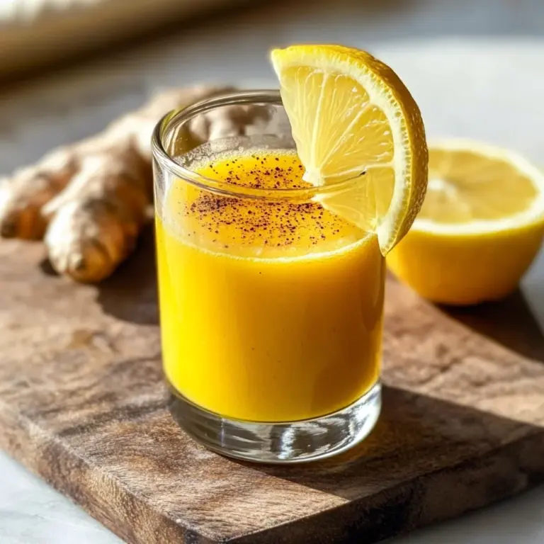 Lemon Ginger Turmeric Shot