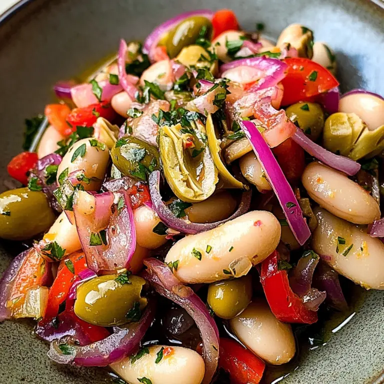 Marinated Butter Beans