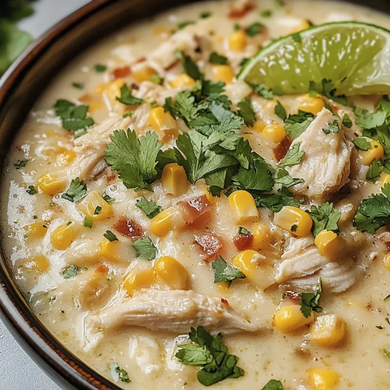 Mexican Street Corn White Chicken Chili Recipe
