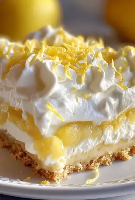 No-Bake Lemon Lasagna Dessert : Creamy, Zesty & Perfect for Spring