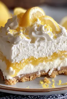 No-Bake Lemon Lasagna Dessert : Creamy, Zesty & Perfect for Spring