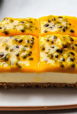 No Bake Passion Fruit Cheesecake