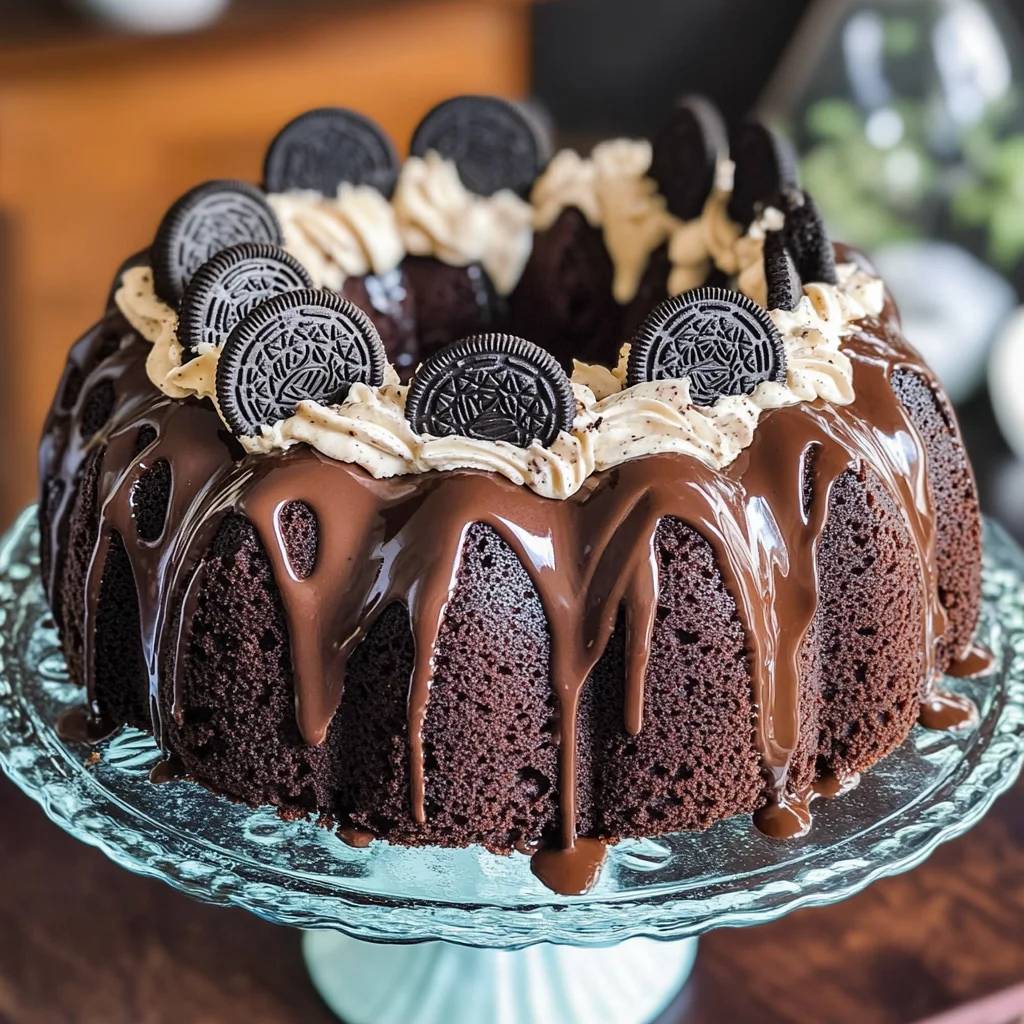 Oreo Bundt Cake