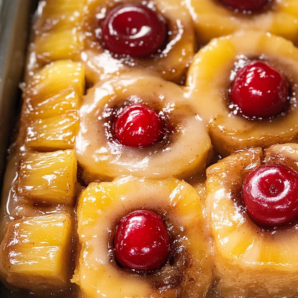 Pineapple Upside Down Cinnamon Rolls
