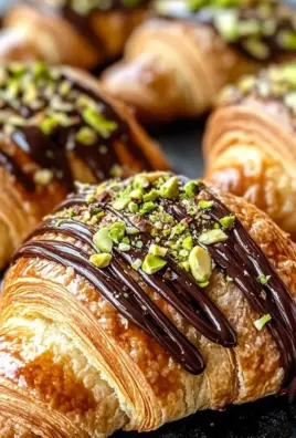 Pistachio Chocolate Croissants - Nutty & Decadent
