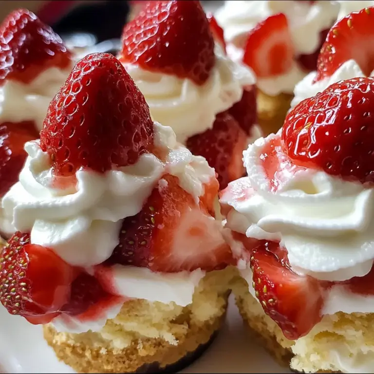 Quick Strawberry Shortcake Cups