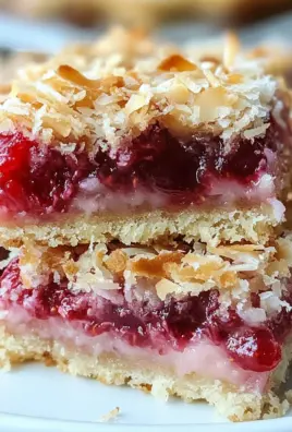 Raspberry Coconut Bars Recipe