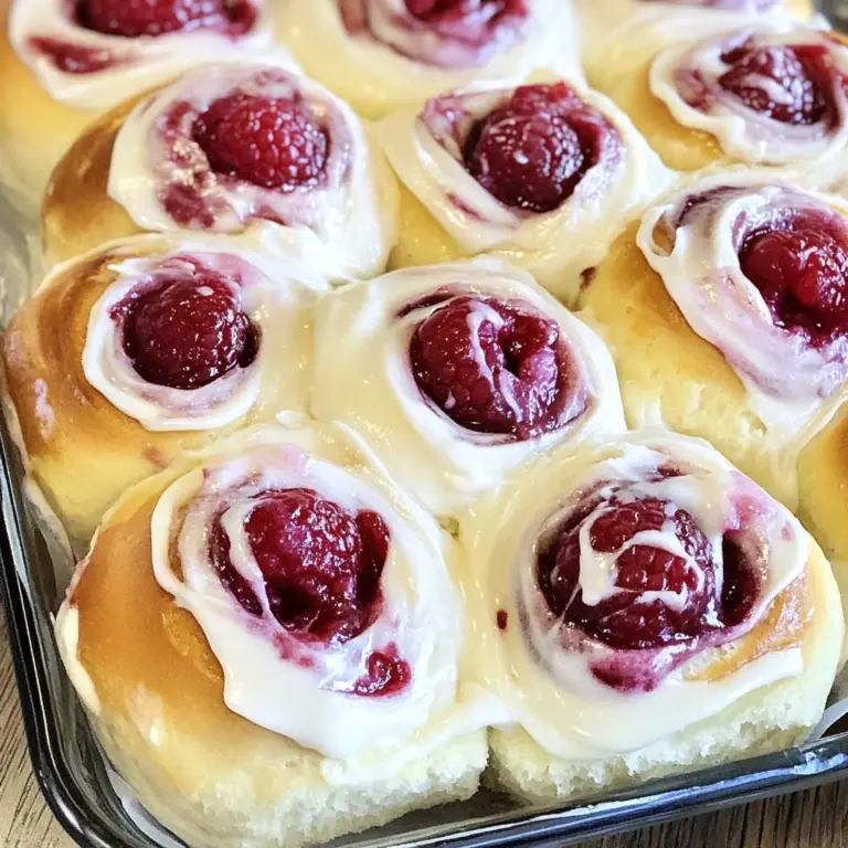Raspberry Sweet Rolls