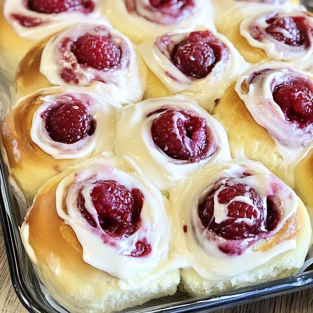 Raspberry Sweet Rolls
