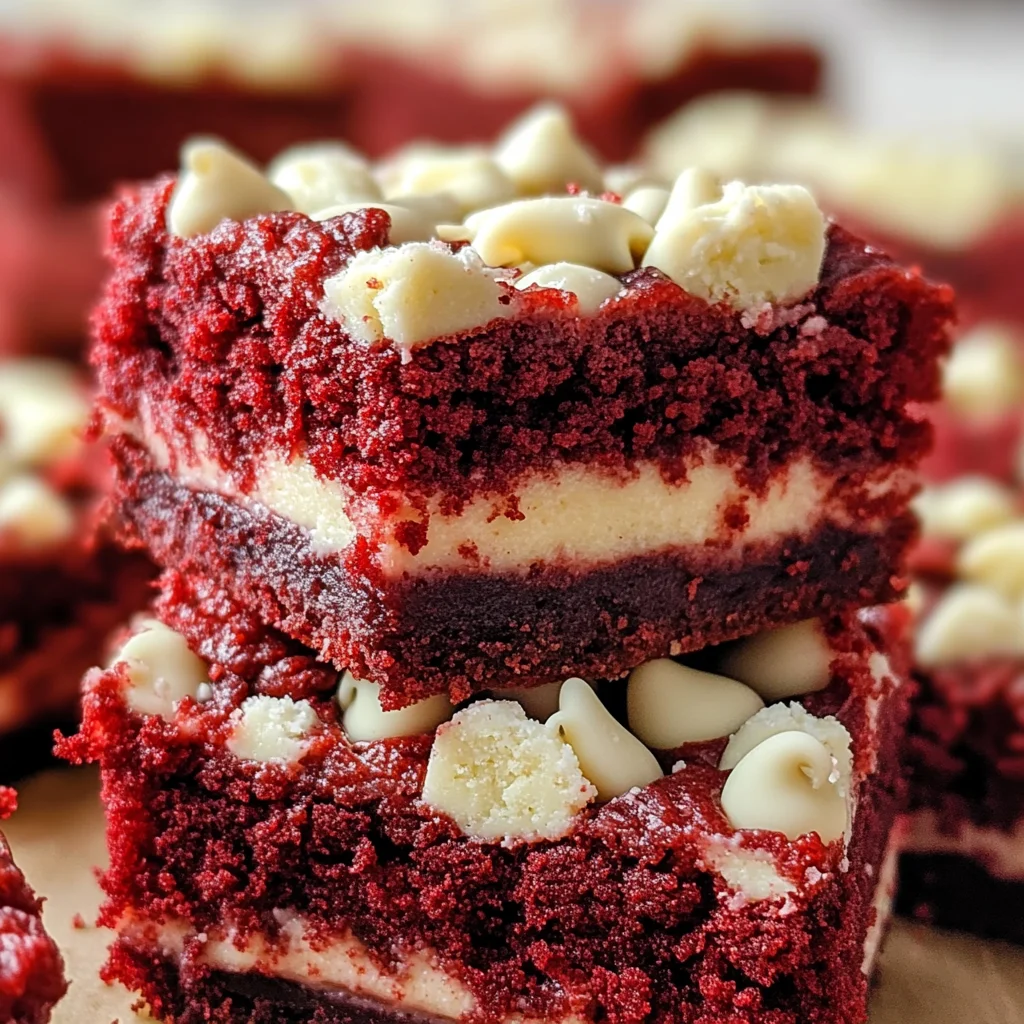 Red Velvet Gooey Bars