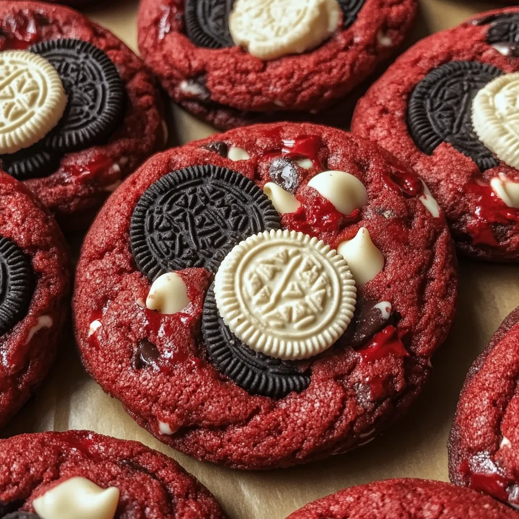Red Velvet Oreo Cookies
