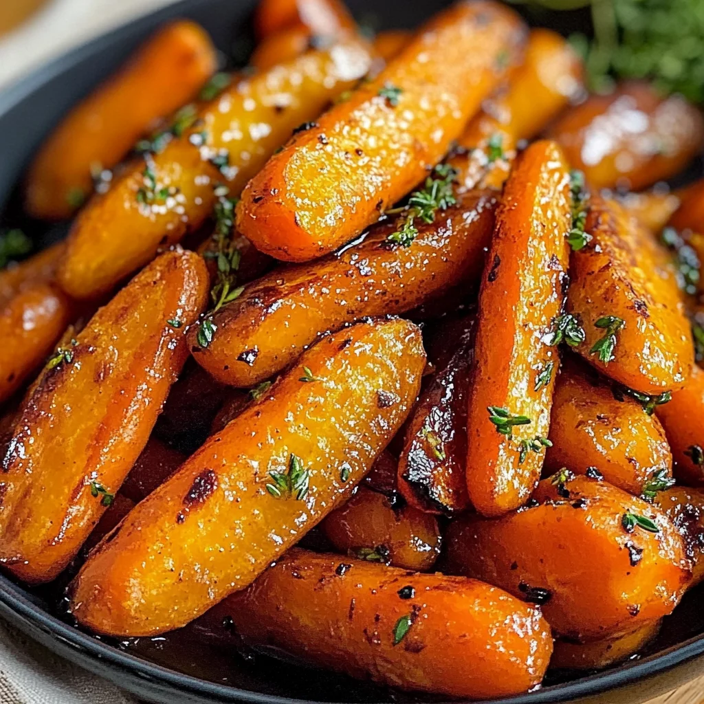Roasted Honey Glazed Carrots Recipe