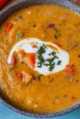 Roasted Vegetable Soup: Smooth and Creamy