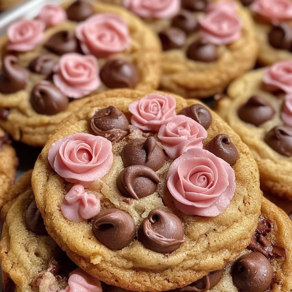 Rose Chocolate Chip Cookie Recipe